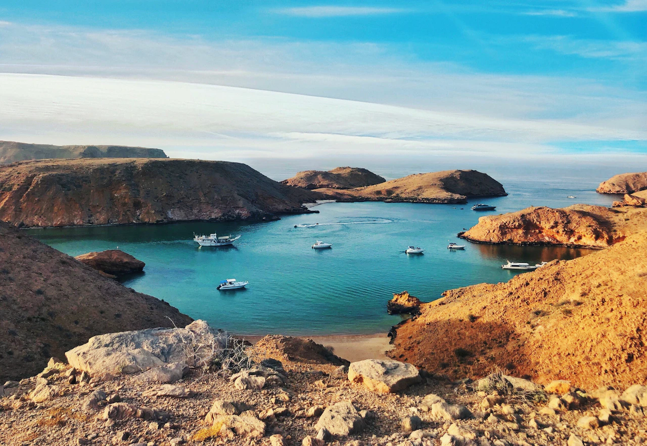Gissa platser i Oman